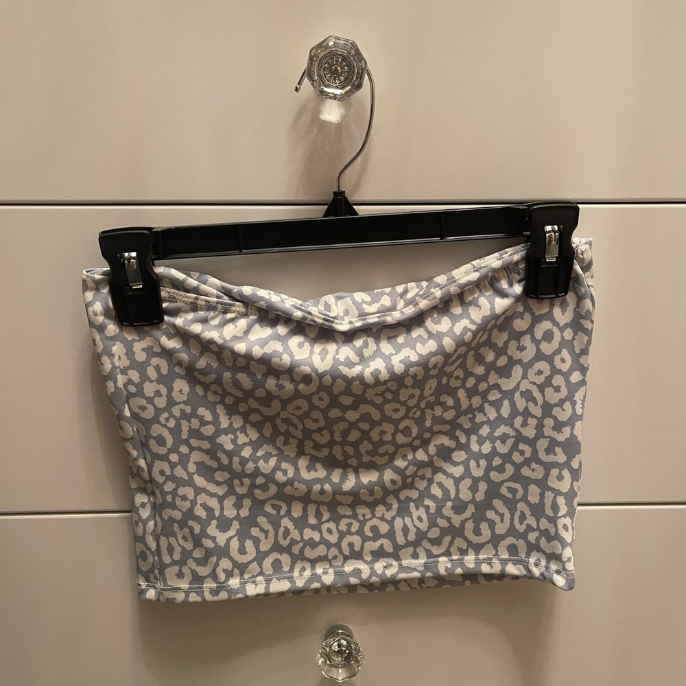comfy cute cheetah tube top